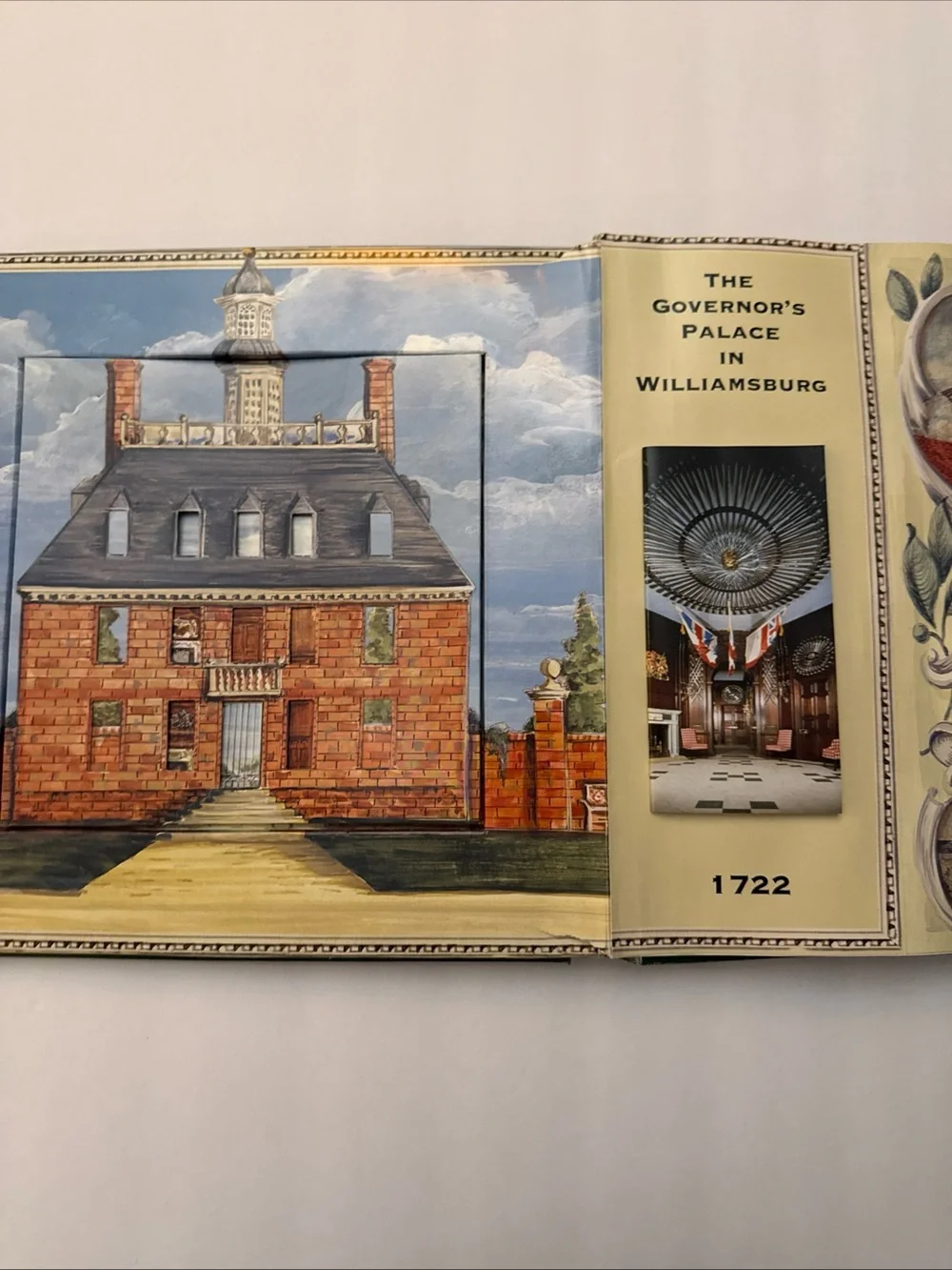 Great American Houses and Gardens Pop-Up Book - Blue/Gold Cover